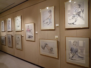 広田稔作品の画廊コレクションの一部
